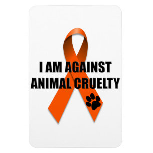 Magnet Flexible Contre le ruban orange de conscience de cruauté