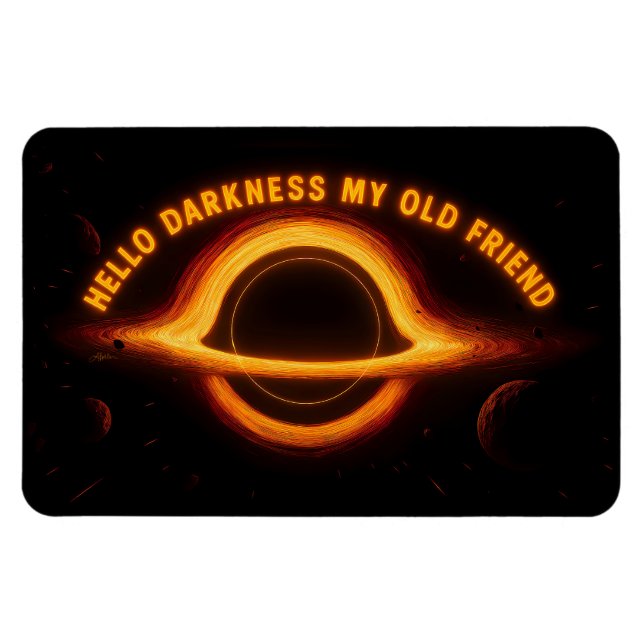 Magnet Flexible Conversation Interstellaire Trou Noir (Horizontal)