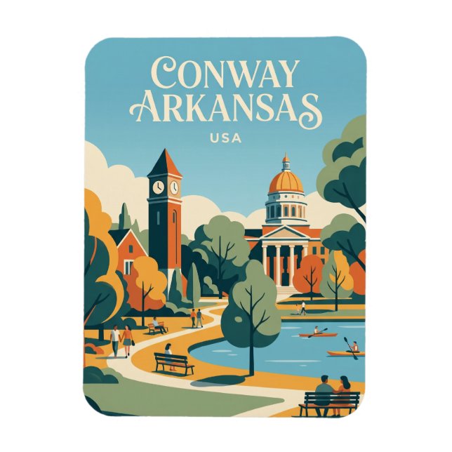 Magnet Flexible Conway USA (Vertical)