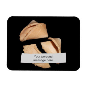 Magnet Flexible Cookie de la chance avec message personnalisé
