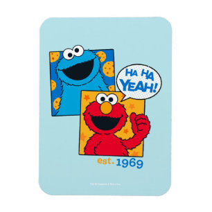 Magnet Flexible Cookie Monster & Elmo   Ha Ha Yeah