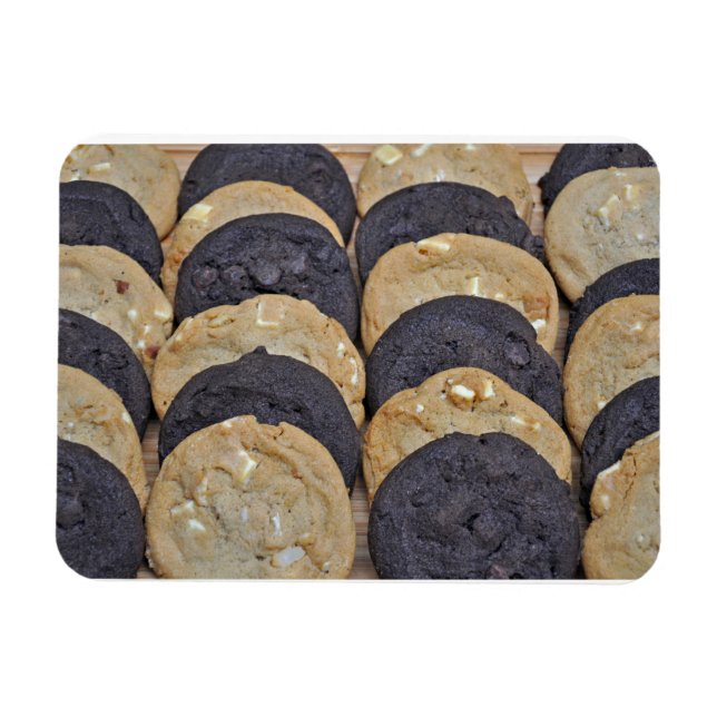 Magnet Flexible Cookies blanc et chocolat (Horizontal)