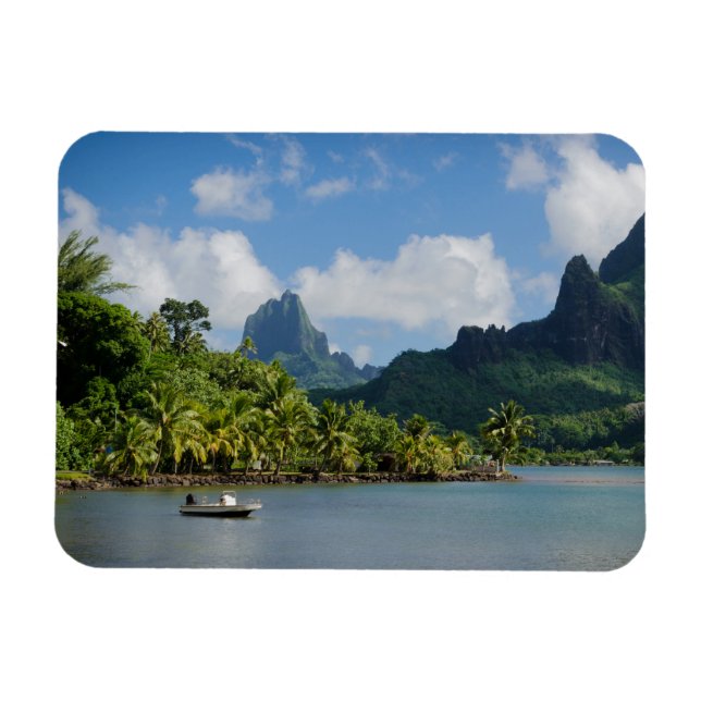 Magnet Flexible Cook's Bay, Moorea aimant rectangulaire (Horizontal)