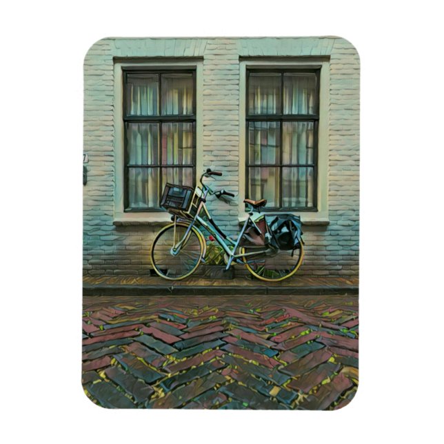 Magnet Flexible Cool cyclist gifts (Vertical)