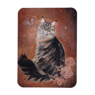 Magnet Flexible Coon cat du Maine par Renee Lavoie