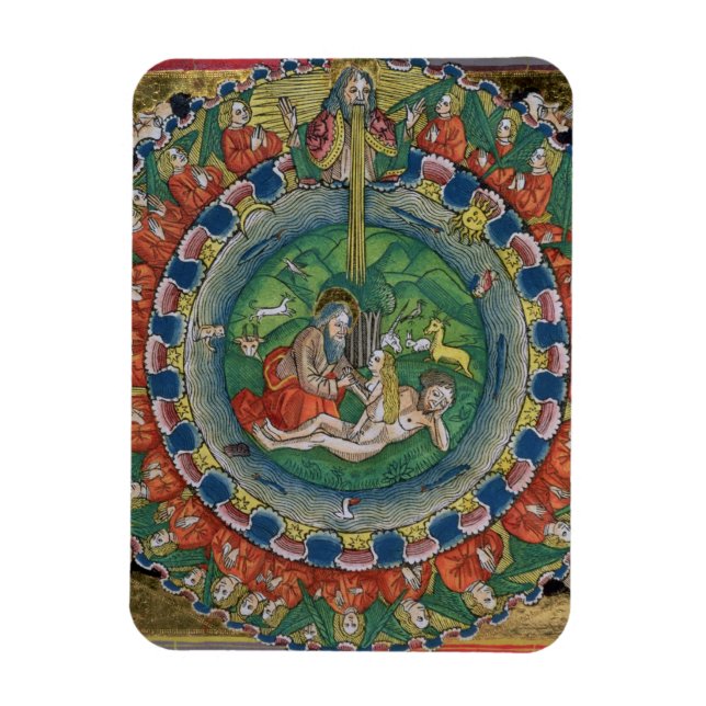 Magnet Flexible Copie par télécopieur de Genèse 2:22 Dieu a créé E (Vertical)