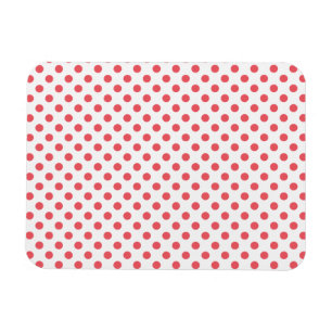 Magnet Flexible Coral Pink Polka Dots par Shirley Taylor