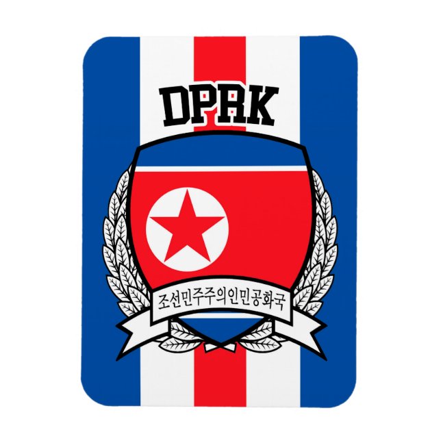 Magnet Flexible Corée du Nord (Vertical)