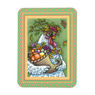 MAGNET FLEXIBLE CORNUCOPIA HEN, GRÂCE À LA RÉCOLTE DE CHUCHES