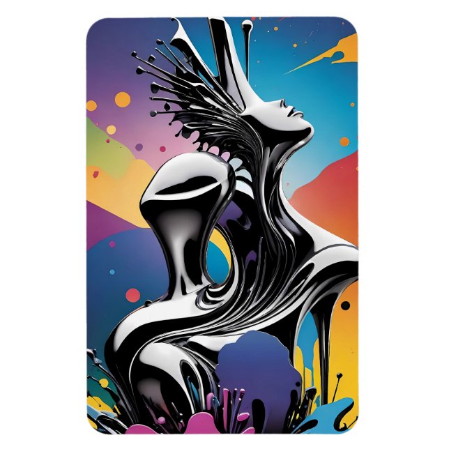 Magnet Flexible Correspondance Freak - Ken Gage Surreal Art (Vertical)