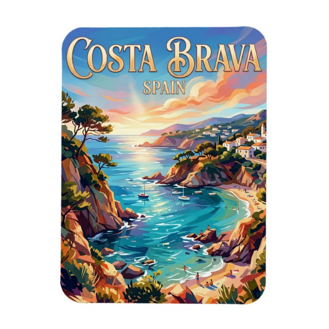 Magnet Flexible Costa Brava Espagne (Vertical)