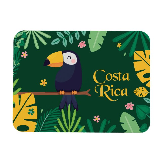 Magnet Flexible Costa Rica Toucan (Horizontal)