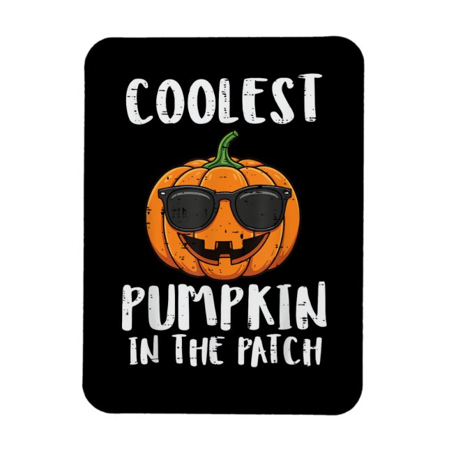 Magnet Flexible Costume de patch de citrouille le plus cool pour H (Vertical)