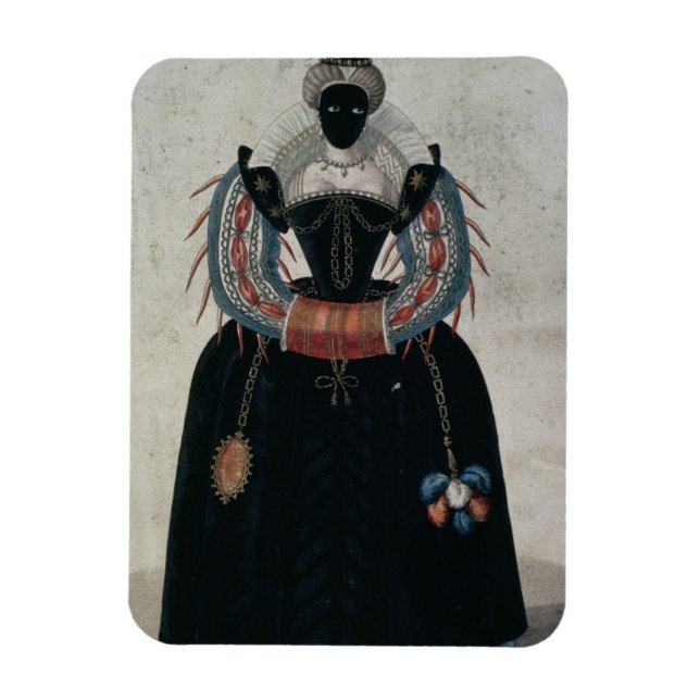 Magnet Flexible Costume mascarade dans le style d'Henri III (colo (Vertical)