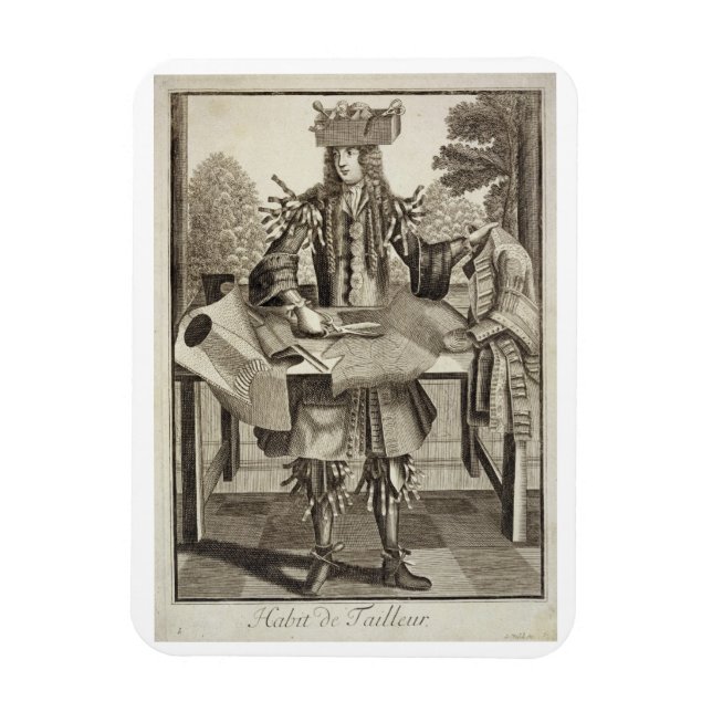 Magnet Flexible Costume pour un Tailor, pub. par Gerard Valck (165 (Vertical)