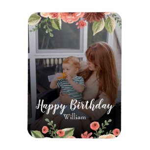 Magnet Flexible Costumize Photo Script personnalisé Anniversaire