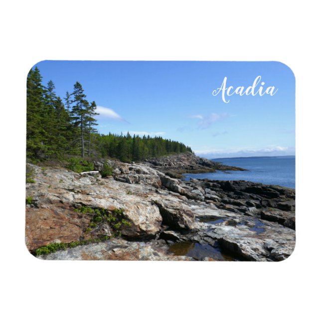 Magnet Flexible Côte de l'île Bar à Acadia National Park (Horizontal)