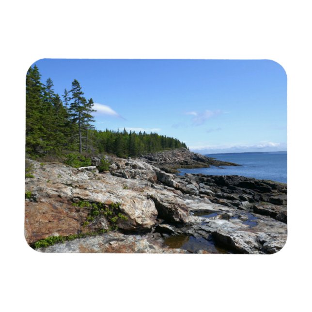 Magnet Flexible Côte de l'île Bar dans le parc national d'Acadia (Horizontal)