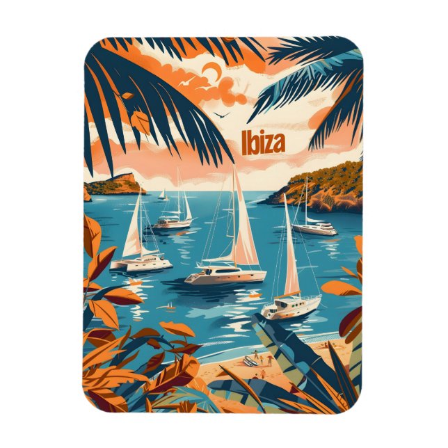 Magnet Flexible Côte d'Ibiza (Vertical)