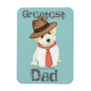 Magnet Flexible Coton de Tulear Papa