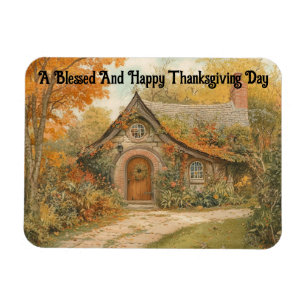 Magnet Flexible Cottage vintage Thanksgiving Day Aimant flexible
