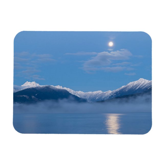 Magnet Flexible Coucher de lune | Seabeck, Washington (Horizontal)