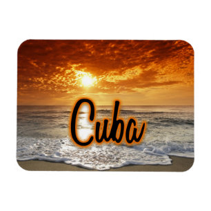Magnet Flexible Coucher de soleil à Cuba