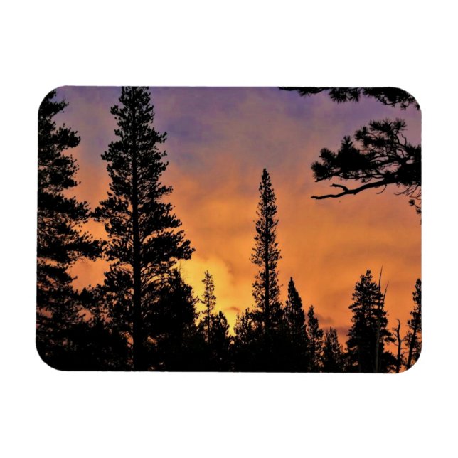 Magnet Flexible Coucher de soleil à Tuolumne Meadows, Yosemite, CA (Horizontal)