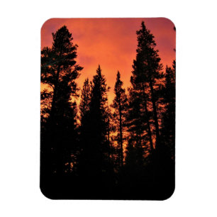 Magnet Flexible Coucher de soleil à Tuolumne Meadows, Yosemite, CA