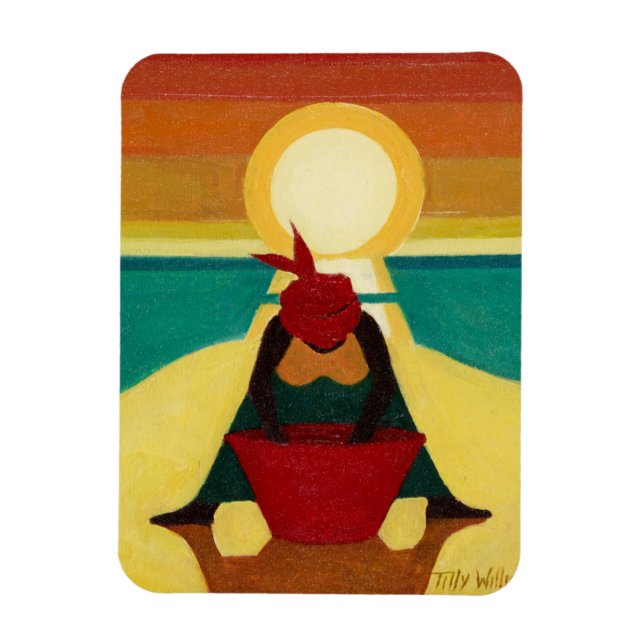 Magnet Flexible Coucher de soleil africain 2009 (Vertical)