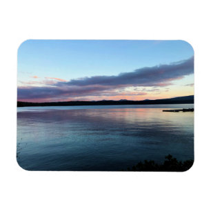 Magnet Flexible Coucher de soleil au lac Crescent, OR