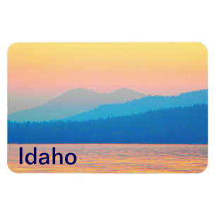 Magnet Flexible Coucher de soleil cyan et Saumon