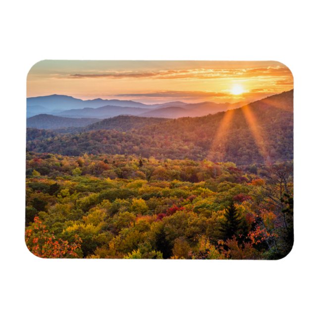 Magnet Flexible Coucher de soleil d'automne à Beacon Heights (Horizontal)