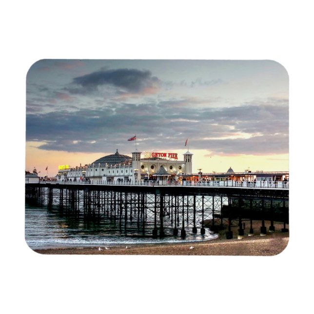 Magnet Flexible Coucher de soleil de Brighton Pier (Horizontal)