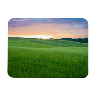 Magnet Flexible Coucher de soleil en Toscane aimant photo