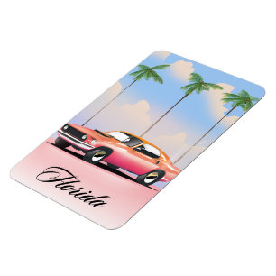 Magnet Flexible Coucher de soleil rose Floride