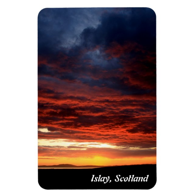 Magnet Flexible Coucher de soleil sur Islay, Écosse (Vertical)