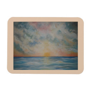 Magnet Flexible Coucher de soleil sur l'aimant Ocean Kitchen