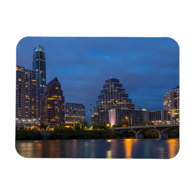 Magnet Flexible Coucher de soleil sur le lac Lady Bird (Horizontal)
