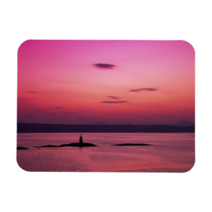 Magnet Flexible Coucher de soleil sur l'île de Skye, depuis Mallai