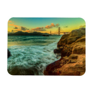 Magnet Flexible Coucher du soleil à la plage de Baker