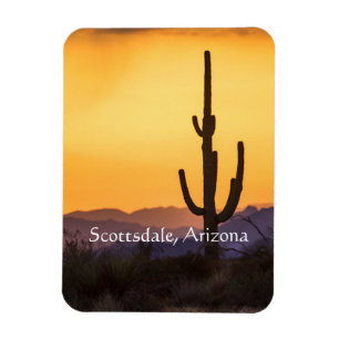 Magnet Flexible Coucher du soleil de Scottsdale avant la tempête