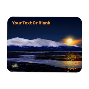 Magnet Flexible Coucher Du Soleil Sur La Glace