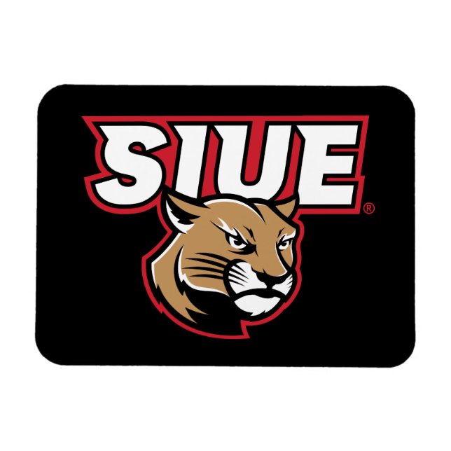 Magnet Flexible Cougars de SIUE (Horizontal)