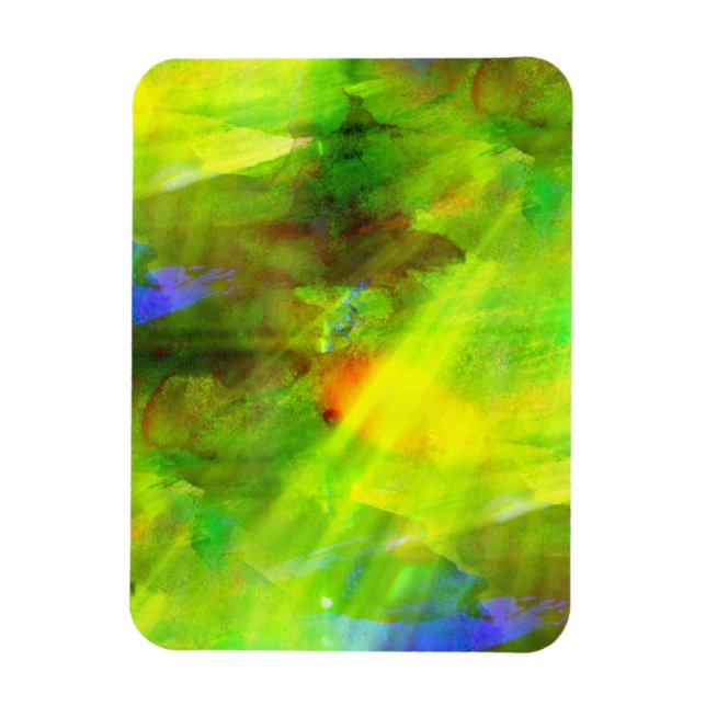 Magnet Flexible couleur abstrait transparent arrière - plan vert,  (Vertical)