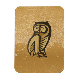 Magnet Flexible Couleur du symbole de hibou