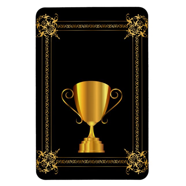 Magnet Flexible Coupe trophée d'or (Vertical)