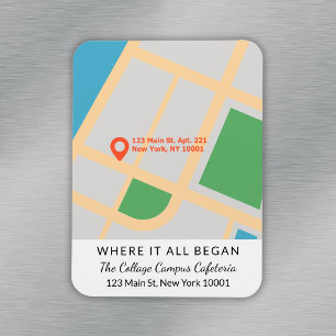 Magnet Flexible Couple Anniversaire Garder Où Tout A Commencé Cart