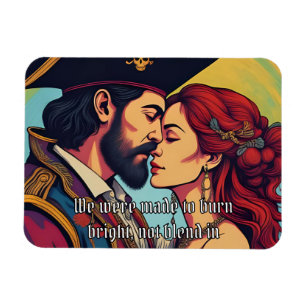 Magnet Flexible Couple de Pirates Psychedéliques – Romance Audacie