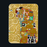 Magnet Flexible Couple Nouveau de Gustav Klimt Exaucé<br><div class="desc">Gustav Klimt, Exaucement 1910-1911 Couple Art Nouveau avec le design tourbillonnant caractéristique de Klimt et belle peinture dorée.</div>